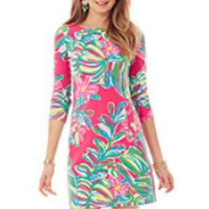 Lilly Pulitzer Pink Tropical Print Dress
